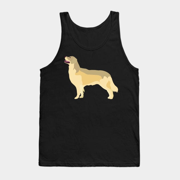 Golden Retriever Tank Top by X-TrashPanda